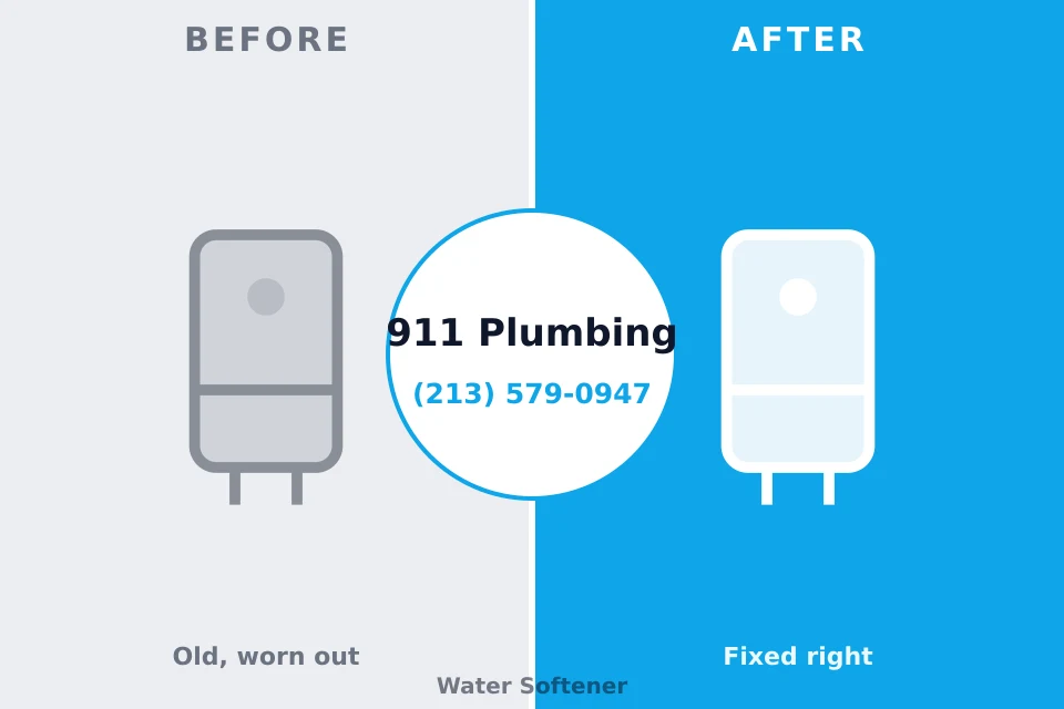 Before and after: plumbing repair Ponca City, OK